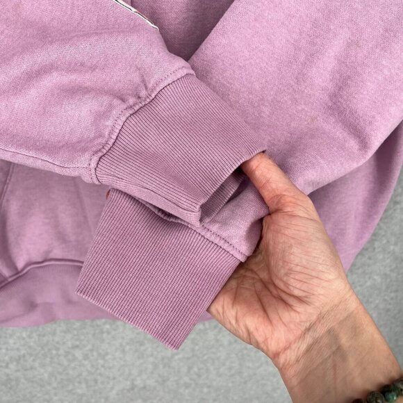 Smiley World x H&M Kids Oversized Graphic Full Zip Hoodie Size XL Purple Happy - Picture 6 of 16